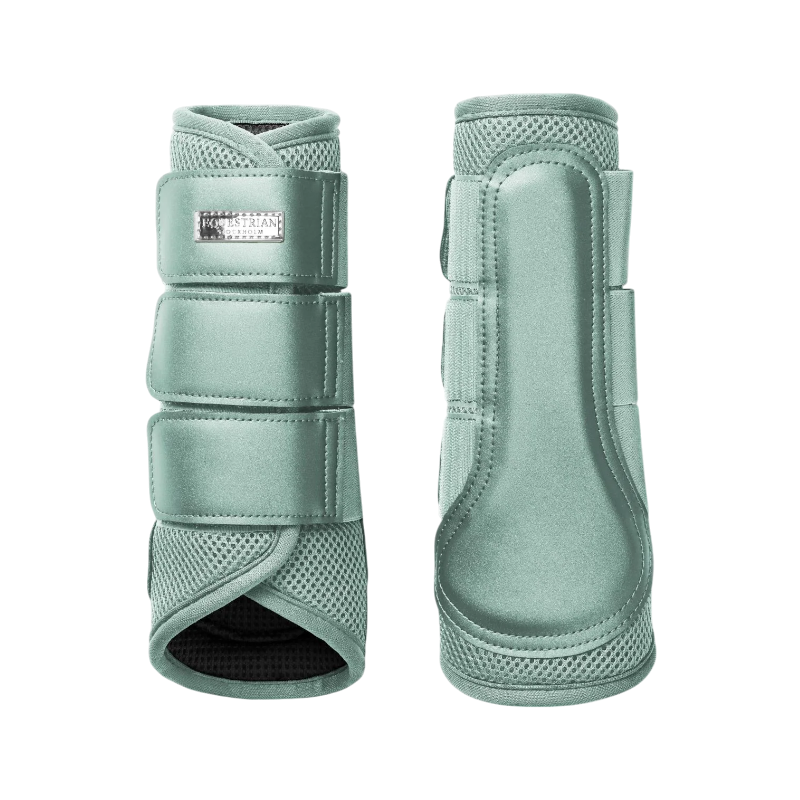 Equestrian Stockholm - Guêtres fermées Classic Mesh Mint Green | - Ohlala