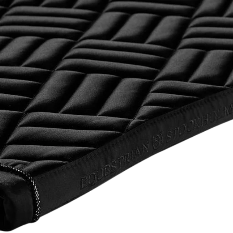 Equestrian Stockholm - Tapis de selle Modern noir | - Ohlala