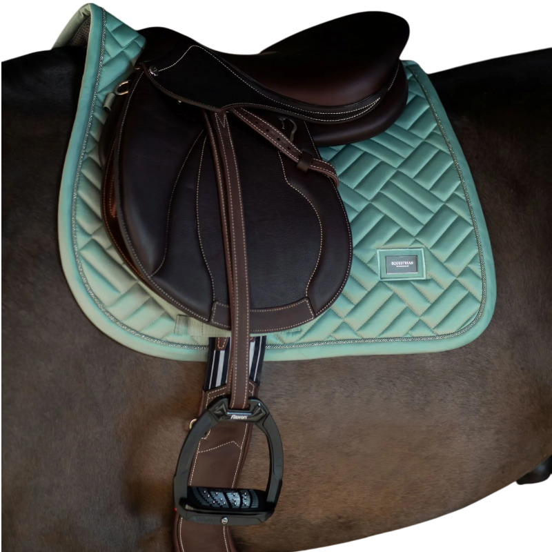 Equestrian Stockholm - Modern Mintgroene zadeldeken