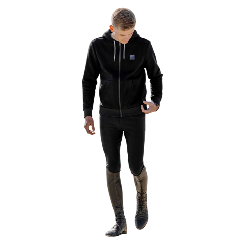 Equithème - Sweat chauffant unisexe Olwen noir