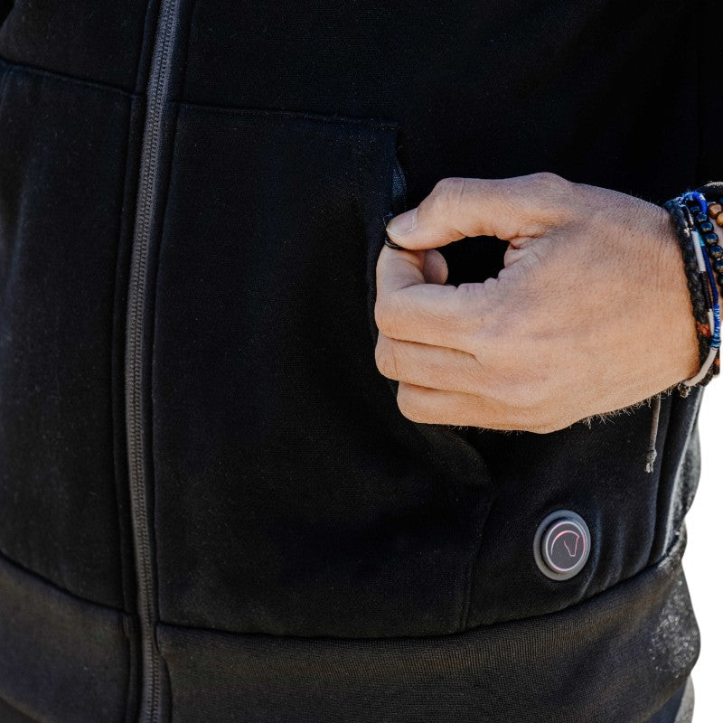 Equithème - Sweat chauffant unisexe Olwen noir