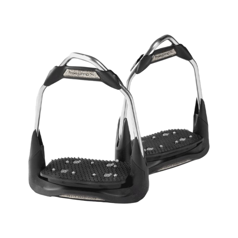 Freejump - Étriers œil incliné Air's édition glitter silver | - Ohlala