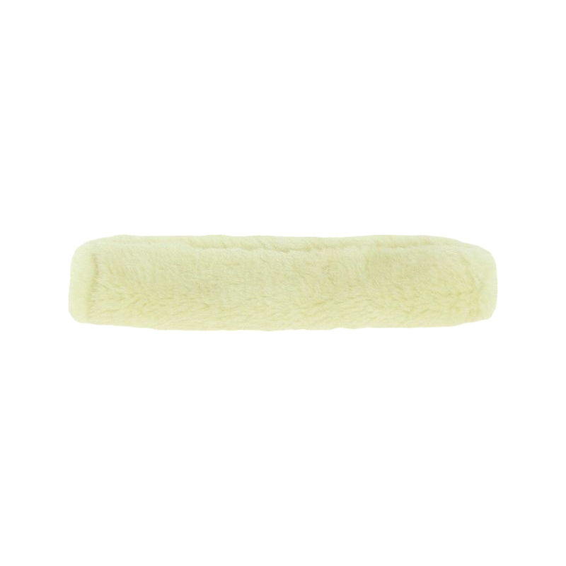 Equithème - Fourreau de muserolle Teddy écru | - Ohlala