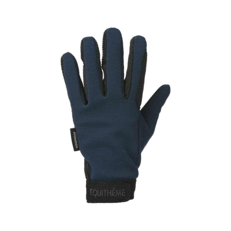 Equithème - Gants Knit marine | - Ohlala
