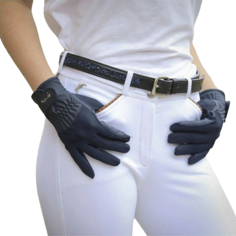 Pénélope - Gants Hiver marine | - Ohlala