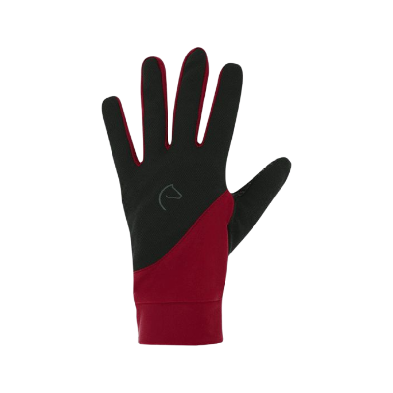 Equithème - Gants Knit digital noir/prune | - Ohlala