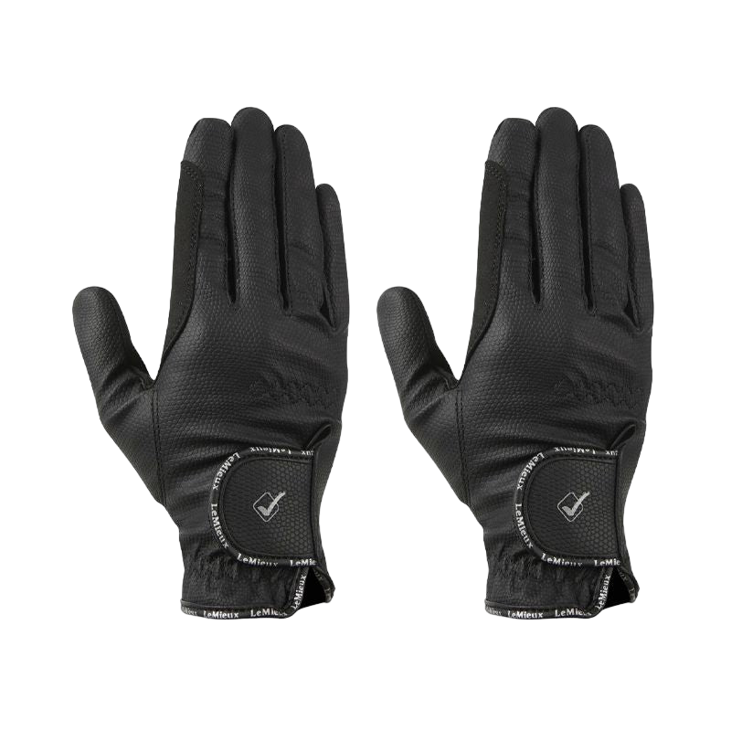 LeMieux - Gants d'équitation Pro Touch noir | - Ohlala