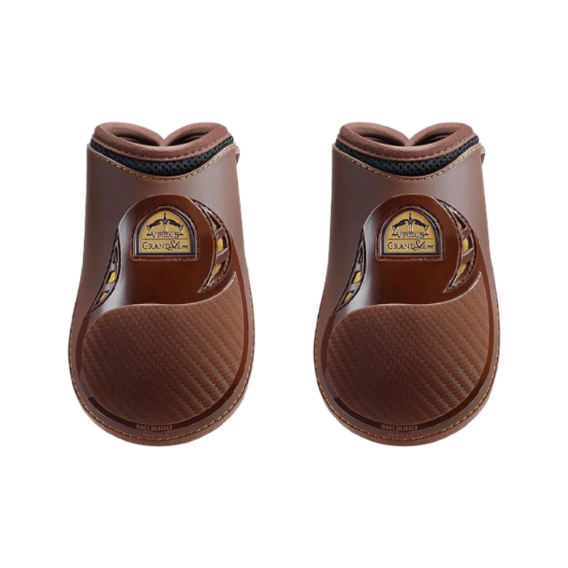 Veredus - Protège-boulets Grand Slam Carbon Gel Marron / Or | - Ohlala
