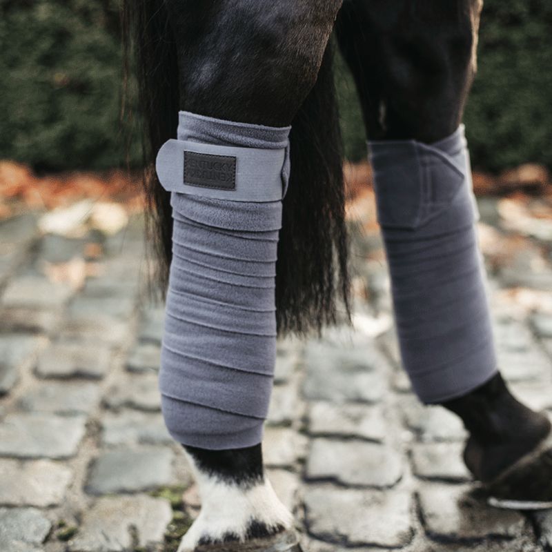 Kentucky Horsewear - Bandes de polo gris (set de 4) | - Ohlala