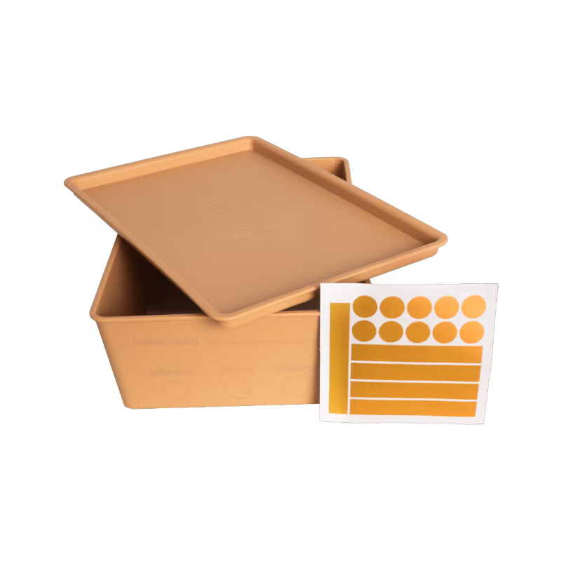 Grooming Deluxe - Beige food container with lid