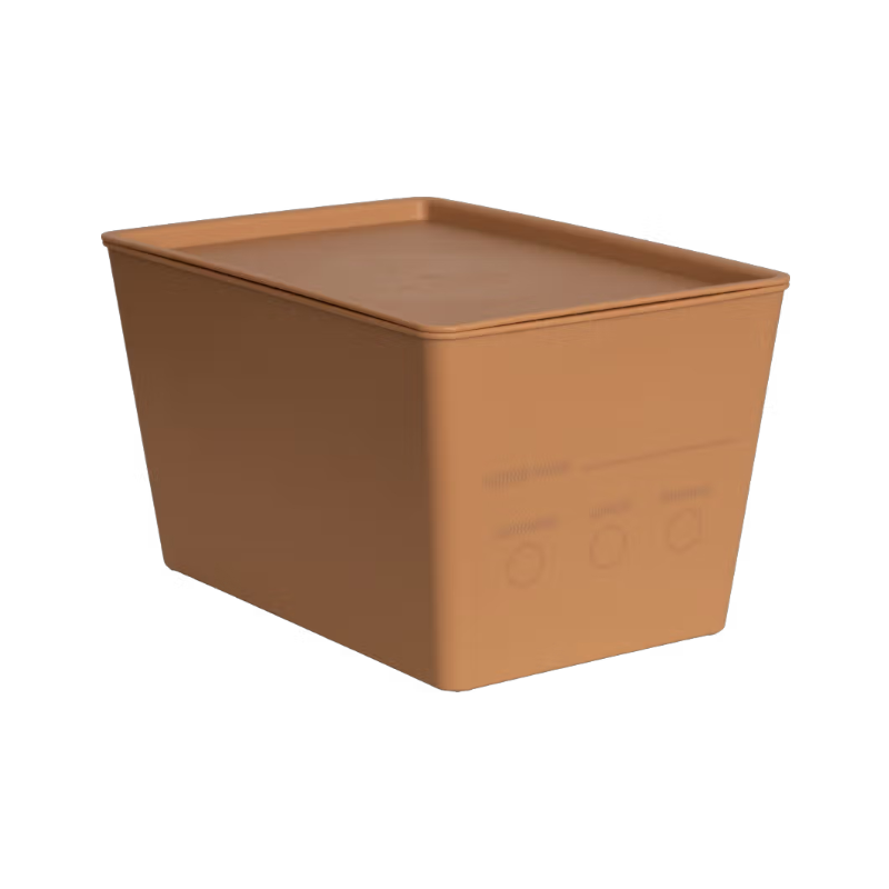 Grooming Deluxe - Beige food container with lid