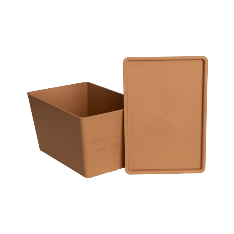 Grooming Deluxe - Beige food container with lid