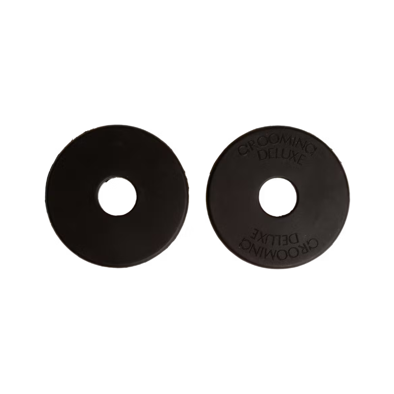 Grooming Deluxe - Black large hole silicone bit rings (x2)