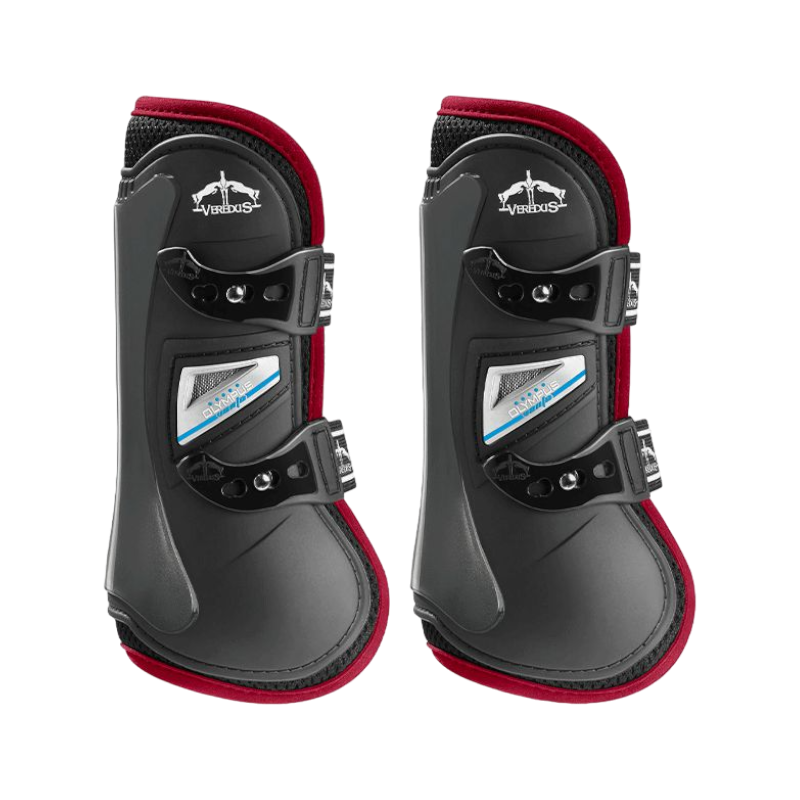 Veredus - Guêtres ouvertes Olympus Vento Color Edition noir/ bordeaux x2 | - Ohlala
