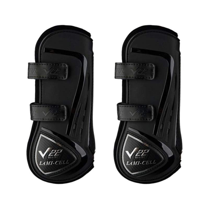 Lami-cell - Guêtre ouverte Velcro V22 noir x2 | - Ohlala
