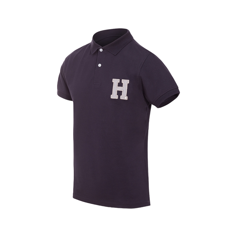 Hagg - Polo manches courtes homme marine/ gris | - Ohlala