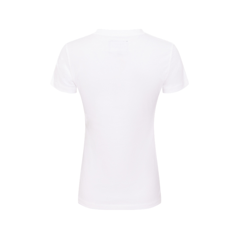 Hagg - T-shirt manches courtes femme blanc/ marine | - Ohlala
