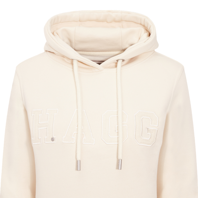 Hagg - Sweat à capuche femme beige | - Ohlala