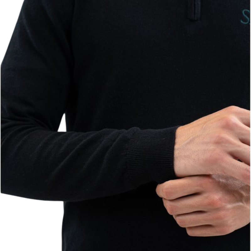 SG - Pull unisexe Halo noir | - Ohlala