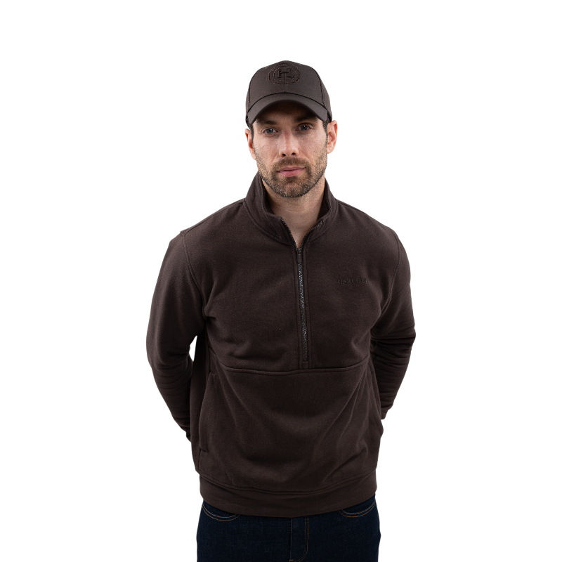 Harcour - Unisex softshell cap Ambassador cocoa