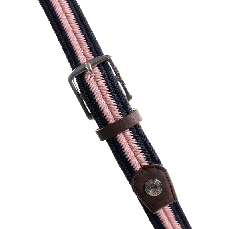 Harcour - Ceinture Bana marine/ pivoine