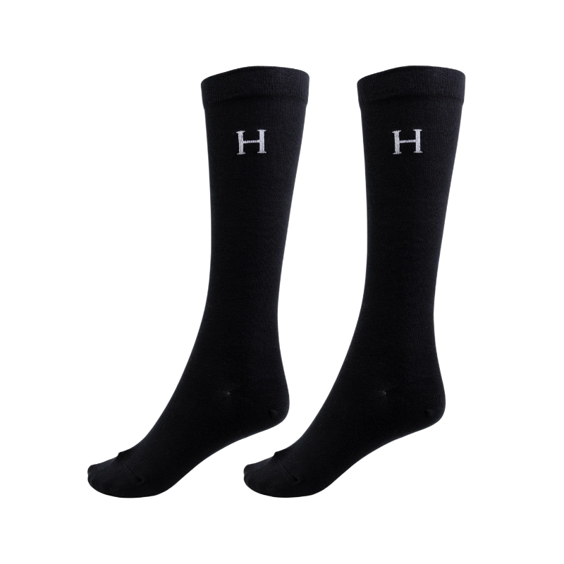 Harcour - Aiko riding socks plum/black/tartan (x3)
