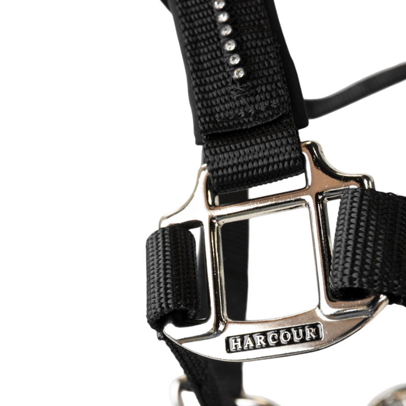 Harcour - Love black halter and lead rope set