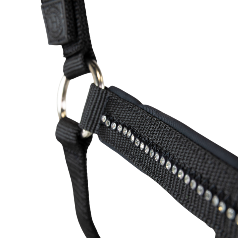 Harcour - Love black halter and lead rope set