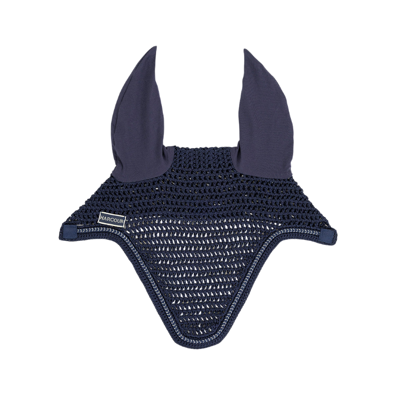 Harcour - Pack tapis de dressage Sunny et bonnet Funny marine/ light gold | - Ohlala