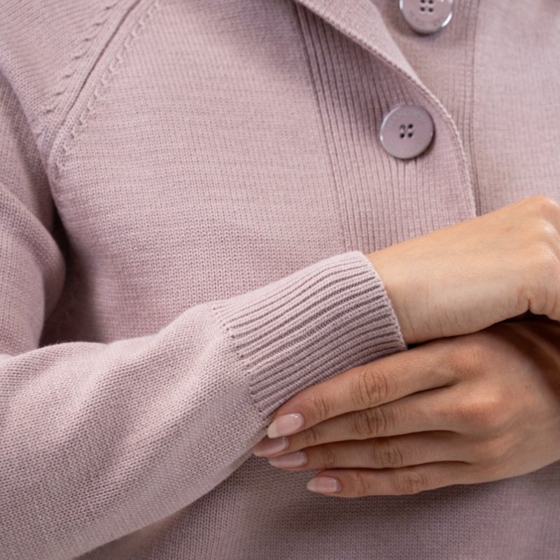Harcour - Pull mit hohem Kragen für Frauen Alice Pfingstrose