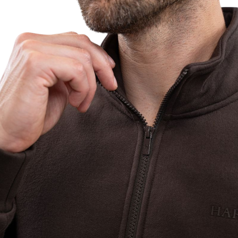 Harcour - Long sleeve men's sweatshirt Swabo cocoa