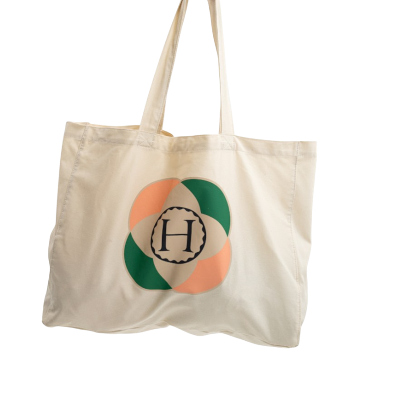 Harcour - Totebag casual Bertille naturel/ fleurs | - Ohlala