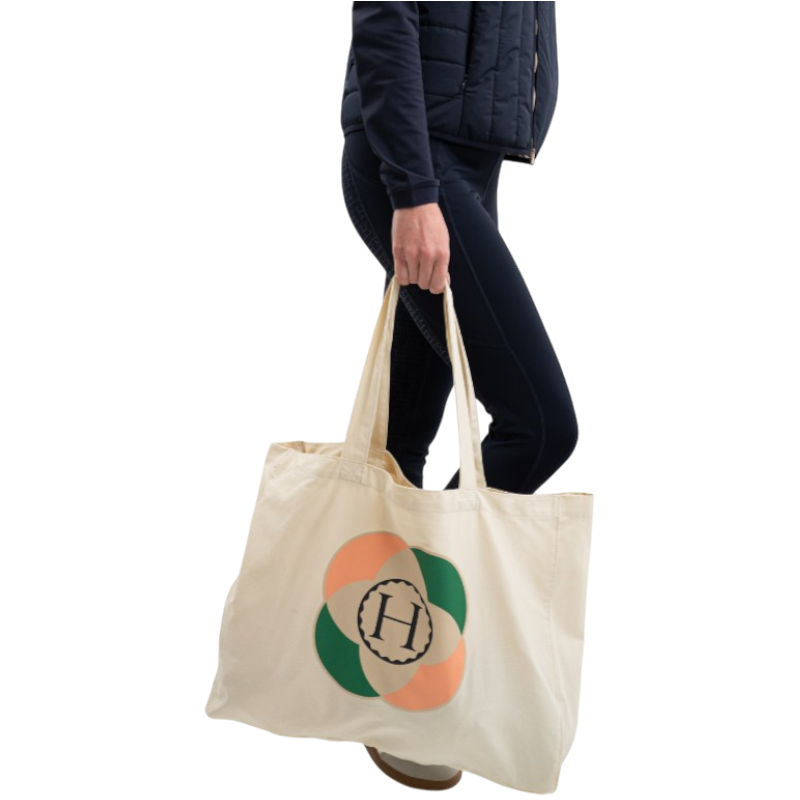 Harcour - Totebag casual Bertille naturel/ fleurs | - Ohlala