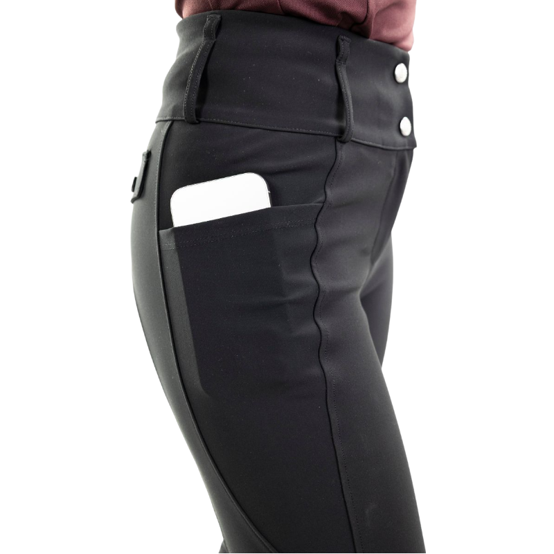 Harcour - Damenreitpants Luce schwarz