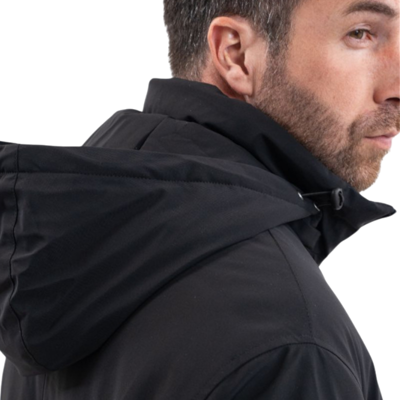 Harcour - Parka longue homme Robertol noir