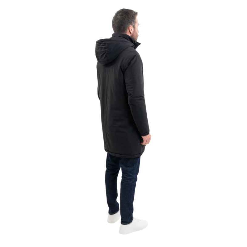 Harcour - Parka longue homme Robertol noir
