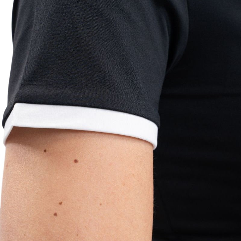 Harcour - Dameswedstrijd polo met korte mouwen Shine zwart
