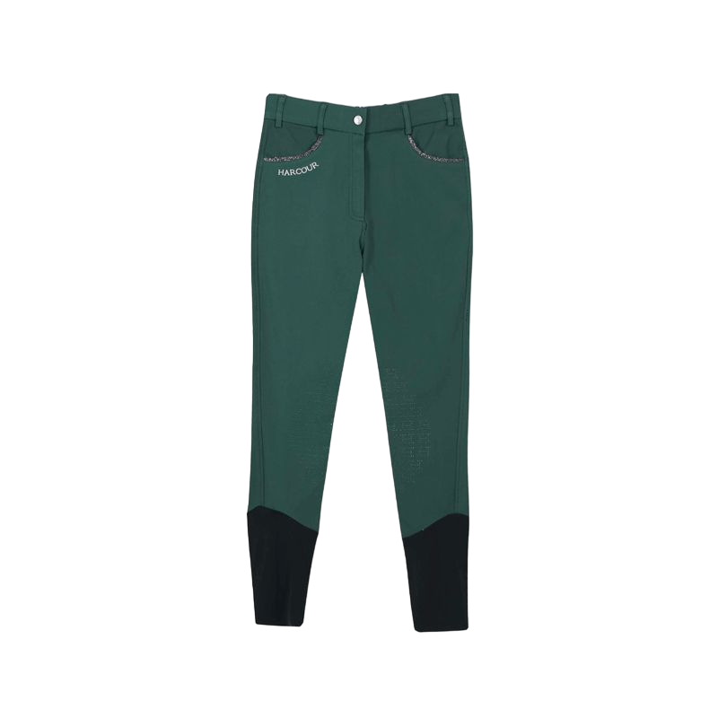 Harcour - Pantalon d'équitation femme fix system grip Jaltika vert jungle | - Ohlala