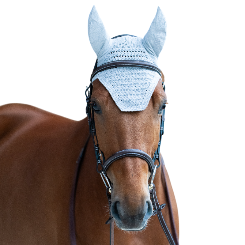 Jump'In - Bonnet pour chevaux Balthazar gris/ gris | - Ohlala