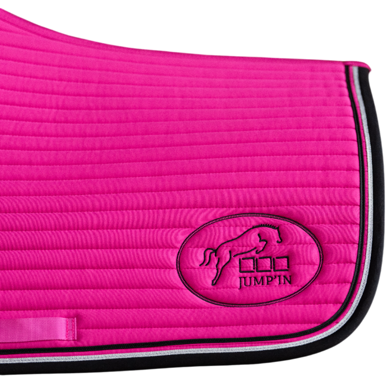 Jump'In - Tapis de selle Balthazar fuschia/ noir | - Ohlala