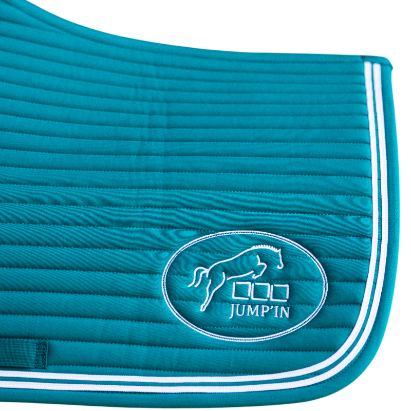 Jump'In - Balthazar zadeldoek lagune/ wit
