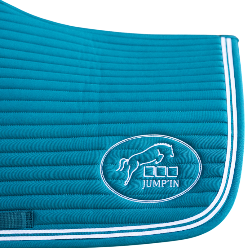 Jump'In - Balthazar zadeldoek lagune/ wit
