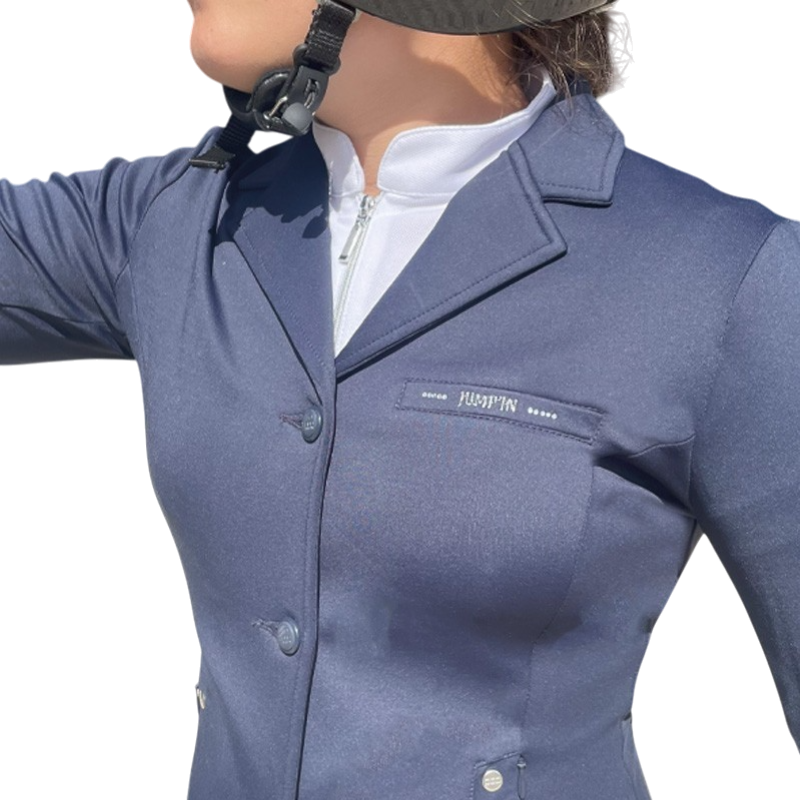 Jump'In - Veste de compétition Junior fille Charlotte marine
