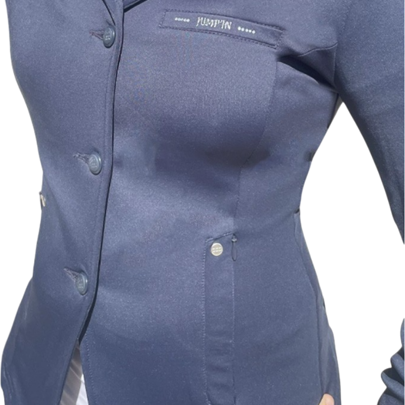 Jump'In - Veste de compétition Junior fille Charlotte marine