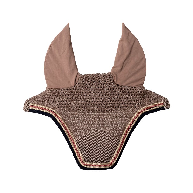 Kentucky Horsewear - Hoofdband voor paarden in bordeaux/navy houndstooth