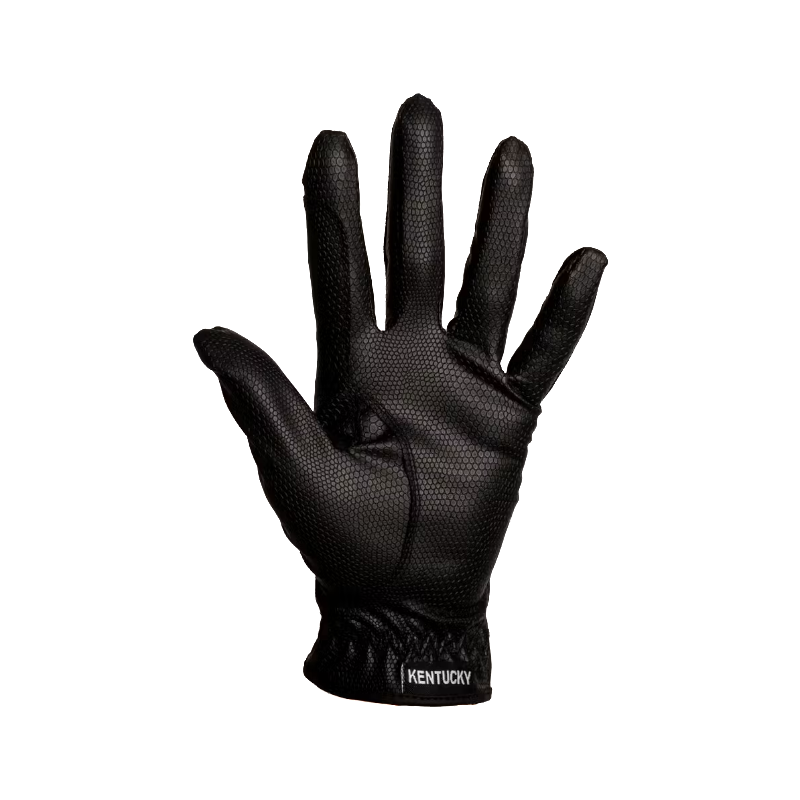 Kentucky Horsewear - Zwarte grip rijhandschoenen