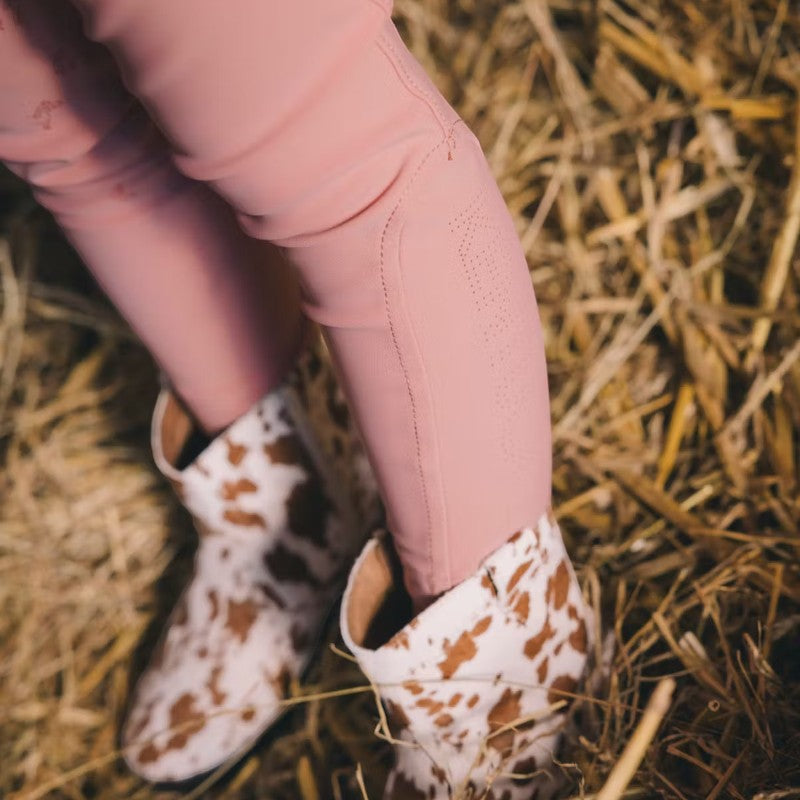 Kentucky Horsewear - Legging d'équitation Sammy Kids fille full Grip vieux rose | - Ohlala