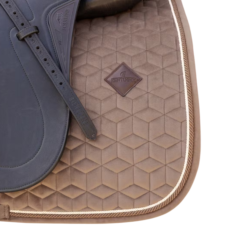 Kentucky Horsewear - Tapis de dressage Velvet beige