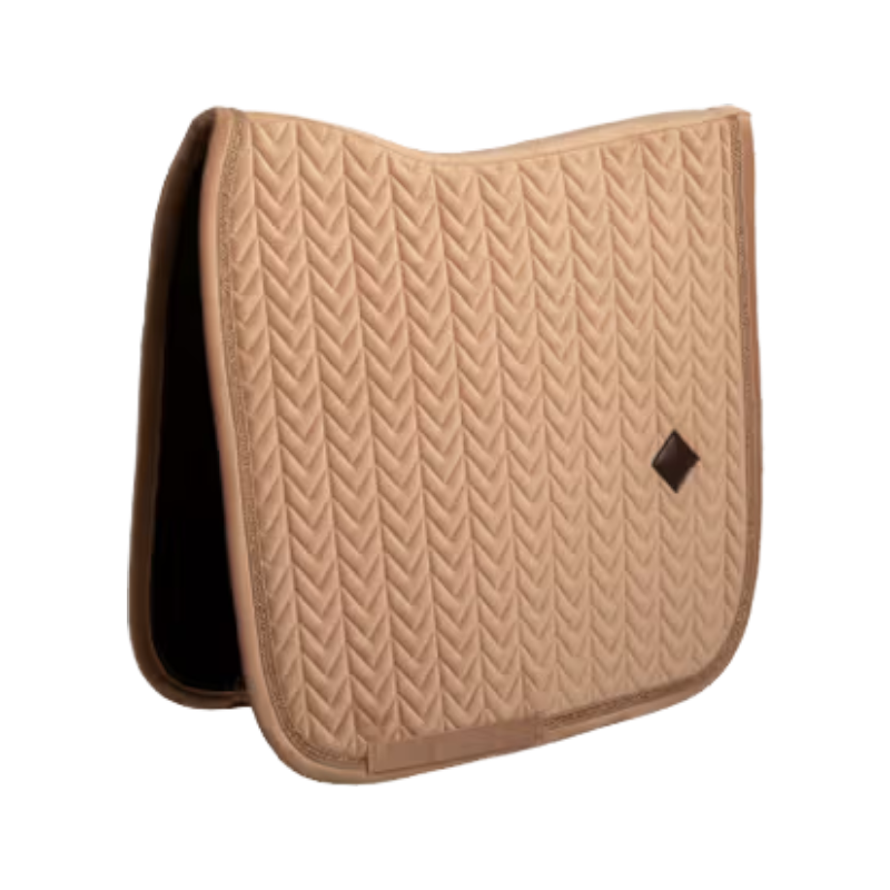 Kentucky Horsewear - Tapis de dressage Velvet Mini Pearls beige | - Ohlala