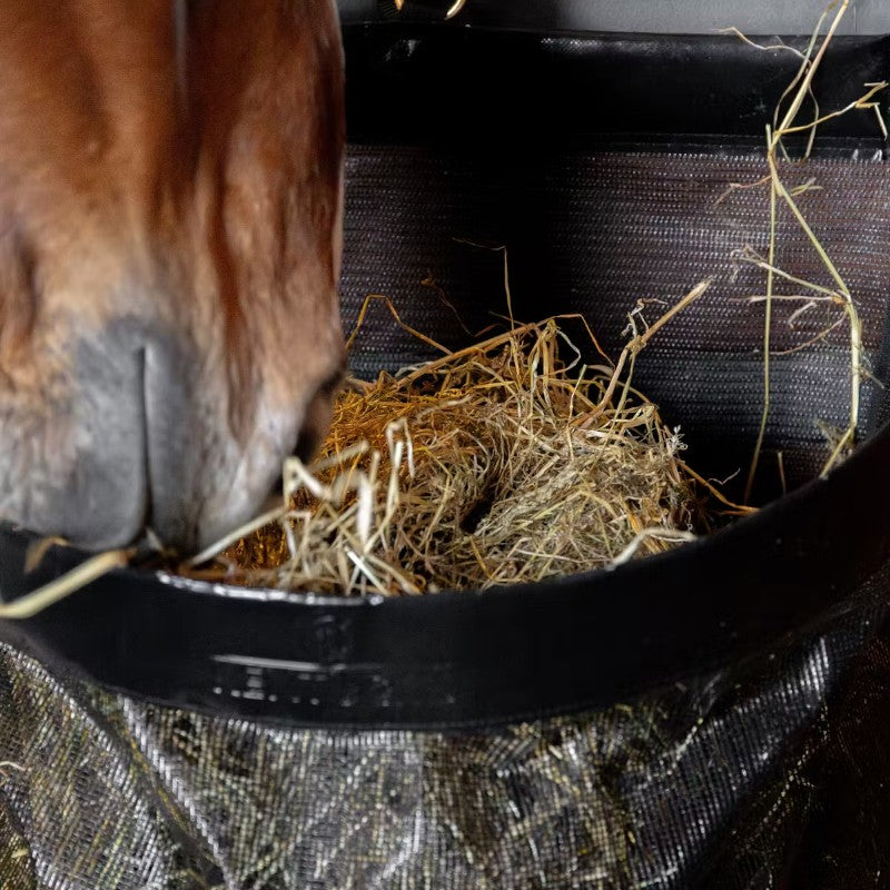 Kentucky Horsewear - Straight black hay bag
